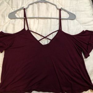 Off the shoulder blouse